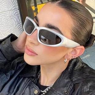 New European and American Ins Style Sunglasses for Men, Futuristic Style Sunglasses for Women, Anti-Uv Sunglasses Wholesale