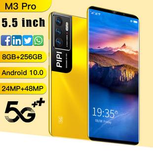 M3Pro cross-border e-commerce explosions directly for AliExpress 5.5 inch Android 10 core smart phone factory in stock wholesale