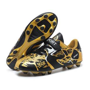 Cross-Border New Model of Lace-Free Velcro Children's Football Shoes for Primary and Secondary School Students, Competition Training Sports Shoes, Factory Wholesale