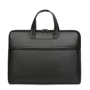 Factory wholesale simple solid color laptop bag flat liner bag handbag slung men's and women's briefcase