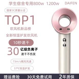 800W Dormitory-Specific High-Speed Hair Dryer for Home Use, Negative Ion Hair Care, Silent, Fast Drying, Strong Wind, Quiet Operation, Huaqiangbei