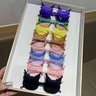 New Style Children's Cute and Super Cute Anti-Uv Sunshade Glasses, Fashionable Bow-Knot Sunglasses for Boys and Girls Wholesale