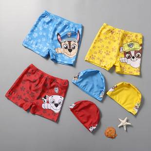 Children's swimming trunks boys' swimsuit cartoon boxer children's baby swimsuit medium and big children boys' South Korea hot spring swimsuit
