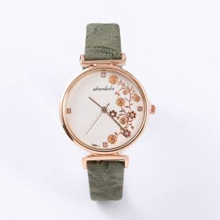 Korean fashion trend ladies pattern belt quartz watch ins Wind niche student watch watch watch manufacturers wholesale