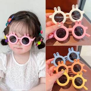 2024 new children's sunglasses fashion children's cartoon sunglasses cute boys and girls baby glasses photo toy