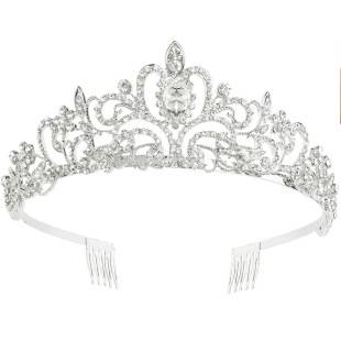Factory Supply Bridal Jewelry Headwear Princess Stage Auto Show Accessories Alloy Rhinestone Large Crown Phoenix Crown Crown