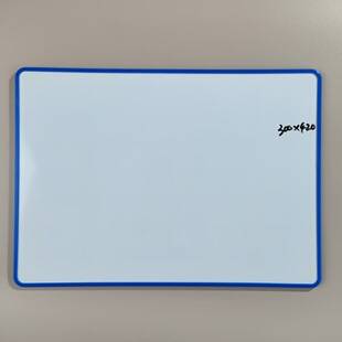 Erasable double-sided magnetic whiteboard with injection-molded edges, black and white board in sizes A2, A3, A3b, A4, A5, magnetic children's drawing board and writing board