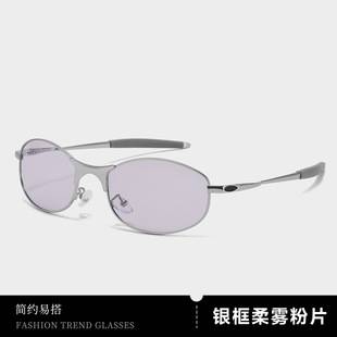 New small brown lenses European and American retro polarized sunglasses for women and men, popular outdoor sports and cycling glasses