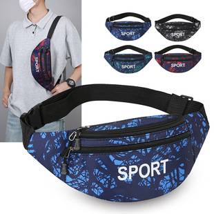 Trendy Men's and Women's Waist Bags, Multi-Functional Sports Running Mobile Phone Bags, Portable Cycling Chest Bags, Large-Capacity Shoulder Crossbody Bags
