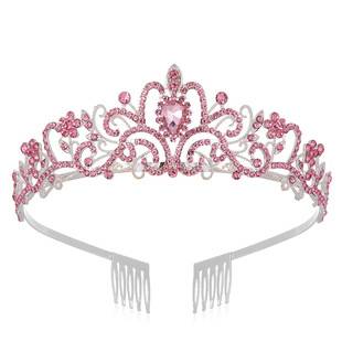 New Rhinestone Crown Bridal Headwear European and American Atmospheric Wedding Accessories Korean Versatile Crown Headband Wedding Accessories