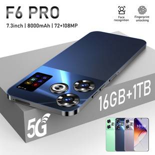New Cross-Border Spot Mobile Phone F6 Pro High-Definition Large Screen 16+1t Memory Android Smartphone Source Factory