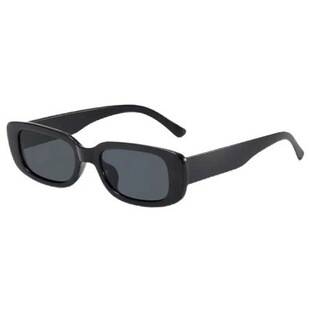 Candy-Colored Rectangular Gradient Sunglasses for Women, Fashionable Small-Frame Sunglasses for Men and Women, Trendy Street Style Sunglasses