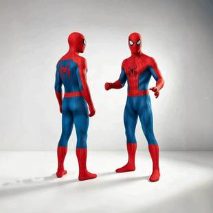 Spider-Man: New Day 4 children's and adult one-piece jumpsuit Halloween cosplay costume performance outfit