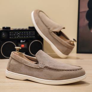 Men's Suede Men's Casual Shoes Slip-On Slip-Ons Lazy Loafers Casual Men's Shoes Cross-Border Large Size Dropshipping