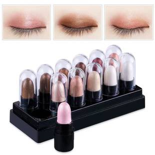 Cross-border makeup bestseller: 12-color pearlescent eyeshadow set, one-touch application, easy-to-use eyeshadow palette, waterproof, foreign trade makeup