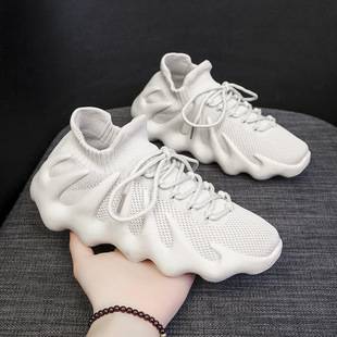 2026 New Model Fly-Knit Octopus Shoes Casual Sports Shoes Korean Style Trendy Couple Shoes Breathable Sock Shoes for Men and Women