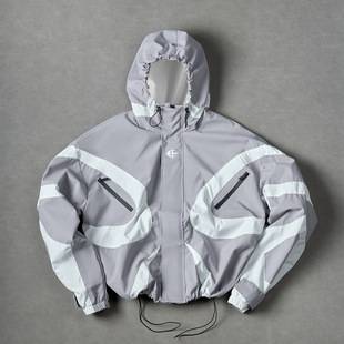 2025 Autumn and Winter Woven Casual Fashion Versatile Color-Blocking Design Men's Jacket
