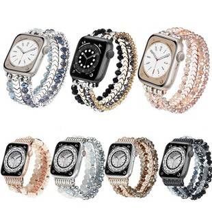 for apple watch 87654/SE arrow jewelry beaded strap jewelry crystal wristband