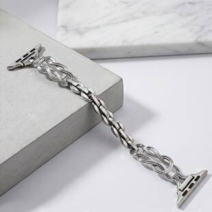 High-End Metal Texture Fashionable Cross-Border Smart Watch Band Suitable for Apple Watch38-49 Samsung20 Huawei Fi