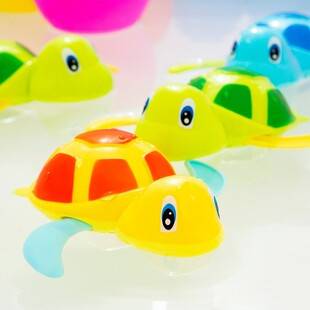 Bath Toy Little Turtle Wind-Up Children's Water Play Set Cool Bath Clockwork Baby Toddler Tiktok Trending Model
