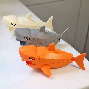 Bath water play toys for babies, small shark swimming educational toys, summer bathtub water play toys wholesale