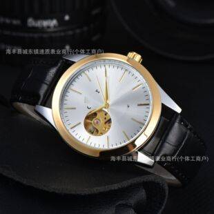 2026 hot-selling high-quality product for foreign trade: men's fully automatic mechanical double lion watch, direct shipment from the manufacturer, one-piece drop shipping available