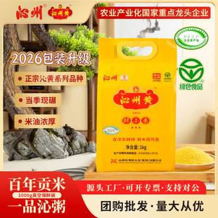 Qinzhou Yellow Millet 1kg Small Yellow Millet Grains and Cereals Millet Porridge Millet Shanxi 1.0kg Green Food Small Packaging