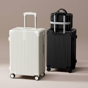 New Retro Suitcase Women's Universal Wheel Trolley Case Male Student Durable Password Box Travel Box Large Capacity Trendy