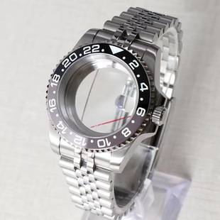 NH35 Water Ghost Case Mirror Sapphire Glass Trim Strap for NH34NH36