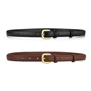 Women's Versatile Belt 2026 New Fashion Belt with Pin Buckle Decoration for Jeans Simple Alloy Belt