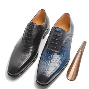 New business men's leather shoes, genuine leather formal wedding shoes, high-quality, fashionable, official, large quantity discounts available
