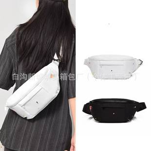 Trendy fashion casual waist bag, street style sports crossbody phone bag, unisex outdoor fitness running chest bag