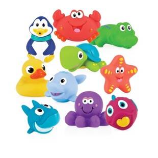 Customized Kidsren's Marine Animal Vinyl Bath Toy Turtle Baby Pinch Baby Animal Soft Rubber Octopus