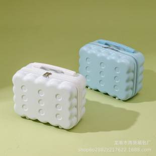 New Macaron Color Matching Suitcase Small Fresh Suitcase Biscuits Cute Accompanying Gift Box Printable Logo