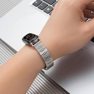 Suitable for Xiaomi Mi Band 8/9/10 Steel Strap I-Shaped Watch Band Redmi Watch6 Metal Women's Watch Band