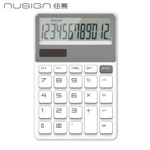 New Sai Ns042 Desktop Calculator Solar Dual Power Supply Computer Fashion Color Student Calculator
