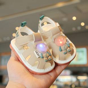Infant Soft-Soled Toddler Shoes for Men and Women, Summer Non-Slip Breathable Sandals for Children, Lightweight, Comfortable and Anti-Falling