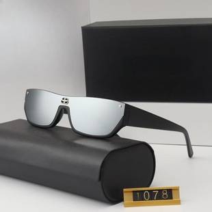 Cross-Border New B-Brand One-Piece Lens Sunglasses for Women, European and American Style, One-Piece Lens Sunglasses for Men, Trendy Wholesale