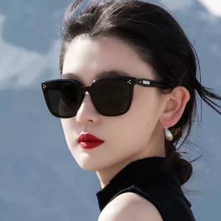 Gm New Style Sunglasses for Women, High-End Square Frame, Popular Street Style, Outdoor Mountaineering, Uv Protection, Sunglasses for Men with Large Faces
