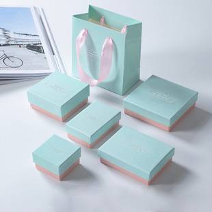 Hongmei Packaging Box Gift Bag Silver Polished Cloth Certificate Greeting Card Necklace Bracelet Earrings Anklet Ring Jewelry Box