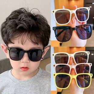 Children's Sunglasses Boys Korean Style Baby Glasses Girls' Personalized Anti-UV Sunglasses Girls' Sunscreen Kids Trendy