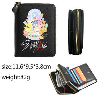Straykids Co-Branded Peripheral Wallet Men's Long Large-Capacity Multi-Card Slot Wallet 2025 New Casual and Simple