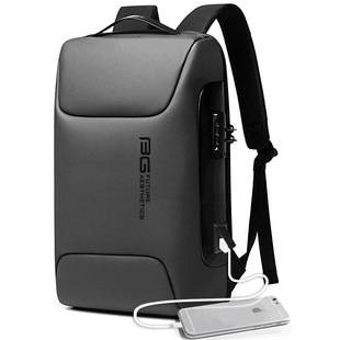 Bange New Backpack Men's Backpack Men's Waterproof Computer Bag Business Work Clothing College Student USB Anti-Theft Backpack
