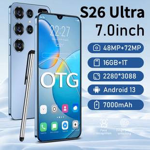 New Cross-Border S26 Ultra Android Smart 5g Phone 7.3inch Android 16+1Tb Factory Direct Export