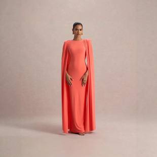 Foreign Trade Plus Size Women's Clothing Amazon Spring Pleated Round Neck Elegant Pure Color Hip-Hugging Tight Dress Dress European and American