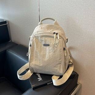 New Large Capacity Commuter Travel Backpack Shoulder Bag Fashion Handbag Women's Lightweight Oxford Cloth Backpack Small Bag