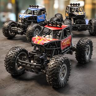 Children's toy remote control off-road climbing car charging high speed drift big foot racing model boy birthday gift