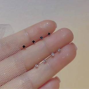 925 Silver Earrings for Ear Care, Comfortable to Wear While Sleeping, Delicate and Compact Ear Studs, Silver Needle Earrings for Women, Mini and Simple, Wholesale