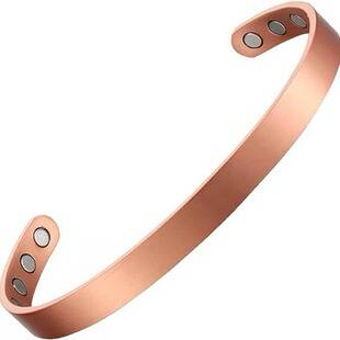 Amazon's New European and American Retro Red Copper Bracelet Magnet Bracelet Life Tree Energy Bracelet Open Bracelet Wholesale