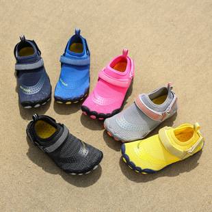 Children's Baby Clogs Summer Mesh Breathable Velcro Non-Slip Rubber Sole Outdoor Beach Shoes Men's Sandals
